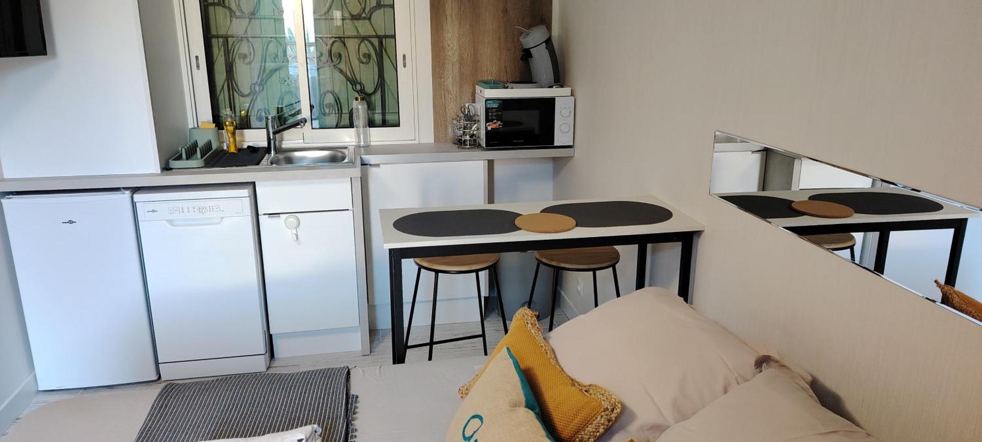 Studio Cosy Balneo Avec Jardin Le Barcares Bagian luar foto